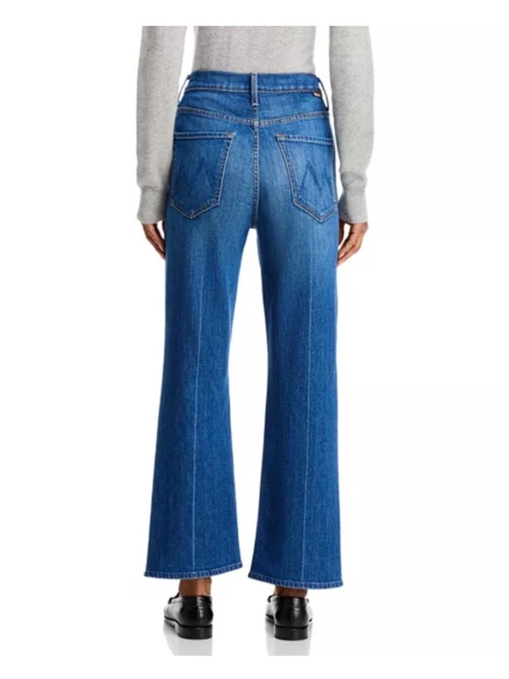 MOTHER The Scooter High Rise Ankle Bootcut Jeans It's A Small World Size 27 - Picture 3 of 16